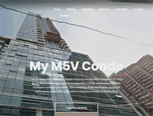 Tablet Screenshot of mym5vcondo.com